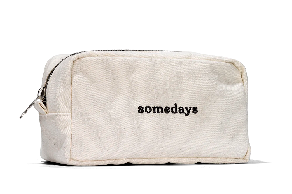 Canvas Travel Pouch somedays 
